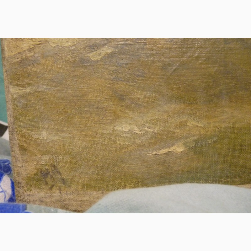 Фото 2. Картина Кораблик по морю гуляет, холст, масло, НХ, Россия, 19 век