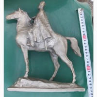 Силуминовая статуэтка Чапай на коне, Монументскульптура, СССР