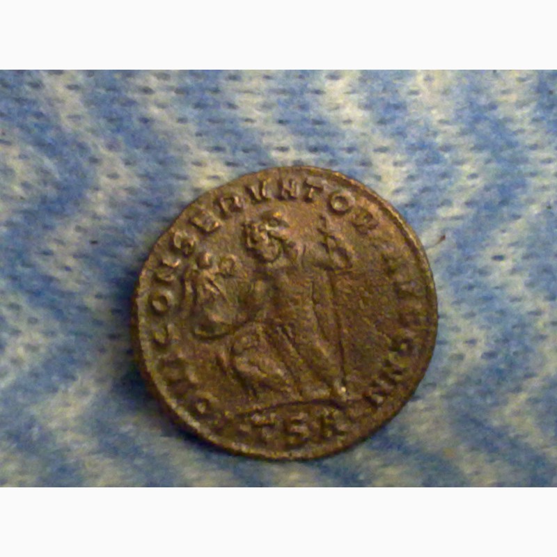 Фото 4. Монета Рима имп. Лициниус 1, нумий, фолис, 308-324, Юпитер