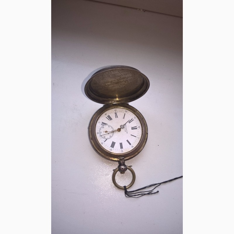 Фото 2. Часы серебряные старинные