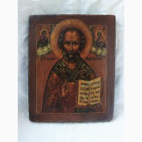 Продается Икона Св. Николай Чудотворец XIX век