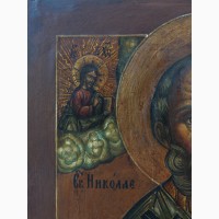 Продается Икона Св. Николай Чудотворец XIX век