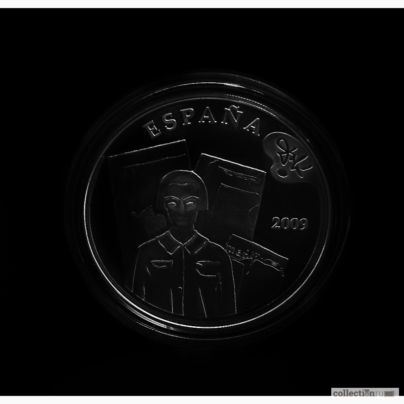Фото 2. Набор из 4-х монет Сальвадор Дали (продается комплектом)