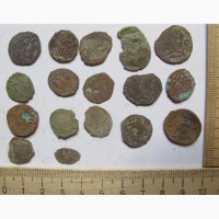 Монеты Золотая Орда, татаро-монголы, коллекция 17 шт