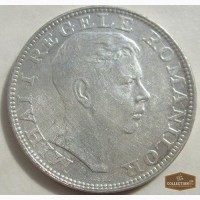 Монета Румыния 200 лей Серебро 1942г