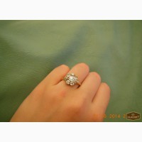 Старинное кольцо с бриллиантами в Ижевске