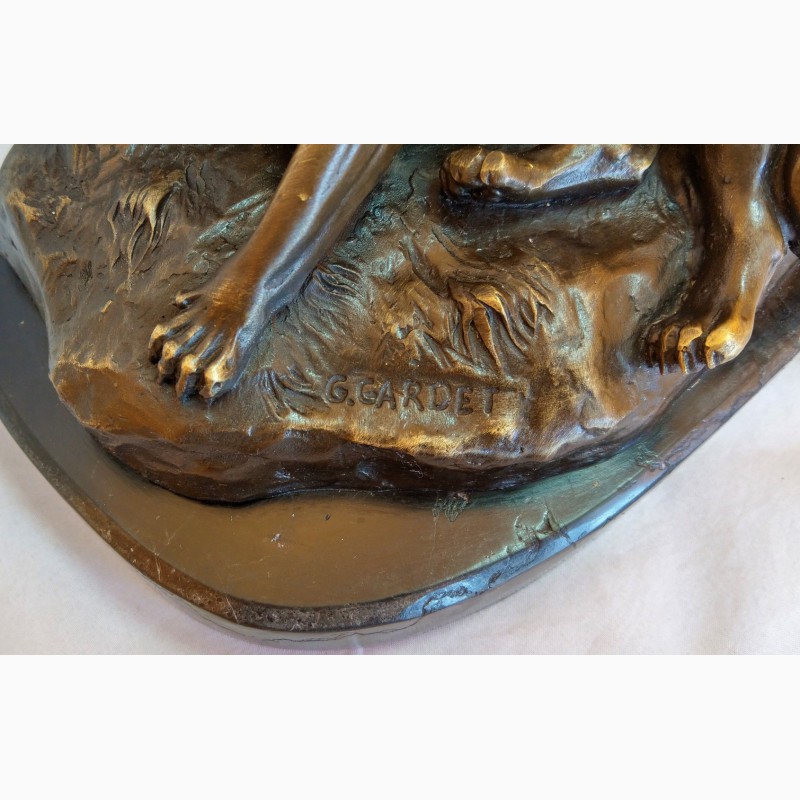 Фото 10. Продается Бронзовая скульптура Лев и львица G.Gardet. France 1900-1914 гг
