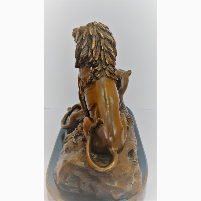 Фото 5. Продается Бронзовая скульптура Лев и львица G.Gardet. France 1900-1914 гг