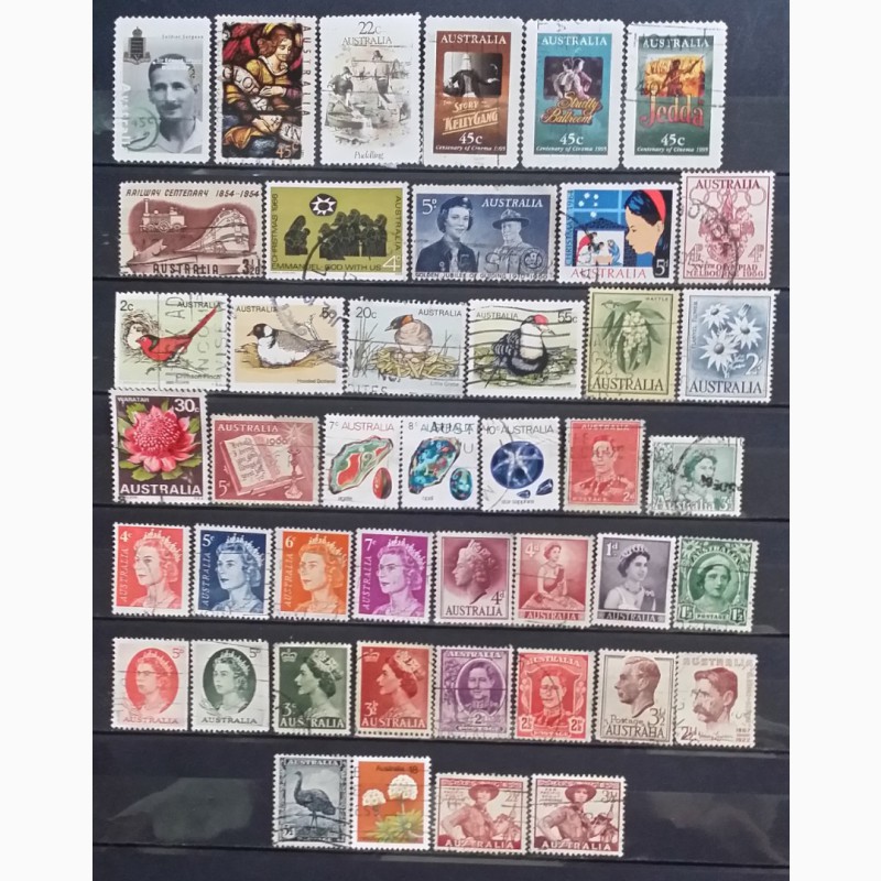 Продам почтовые марки Австралия, Австрия, Дания, Норвегия, Италия