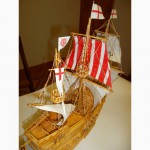 Продам модель корабля Золотая Лань/Golden Hind