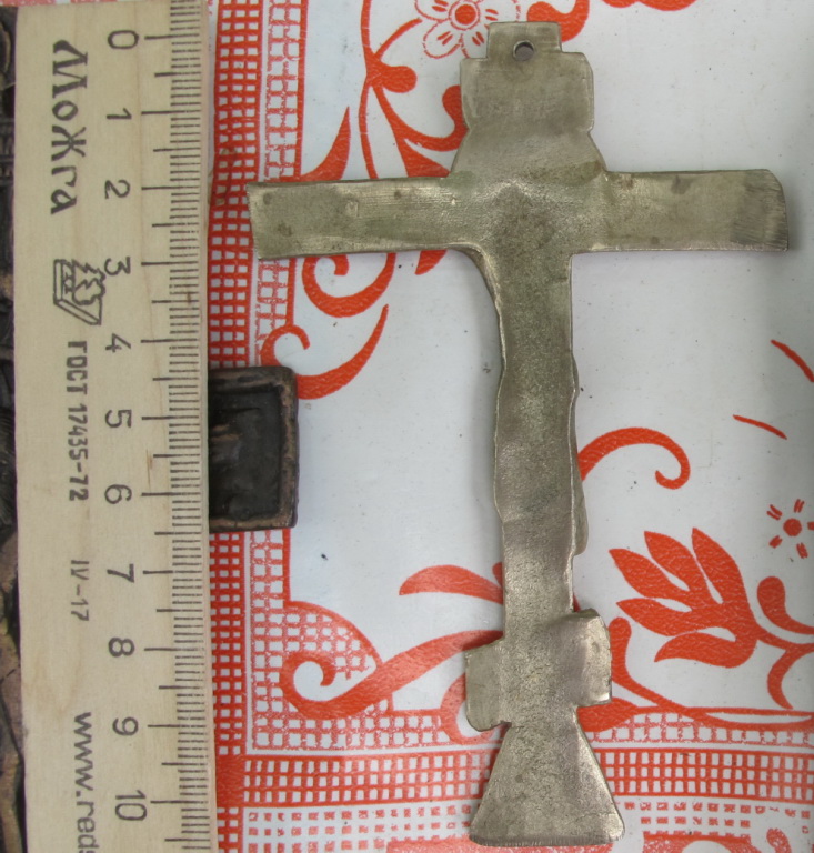 Фото 5. Кресты-распятия, латунь, 19 век, комплект одним лотом