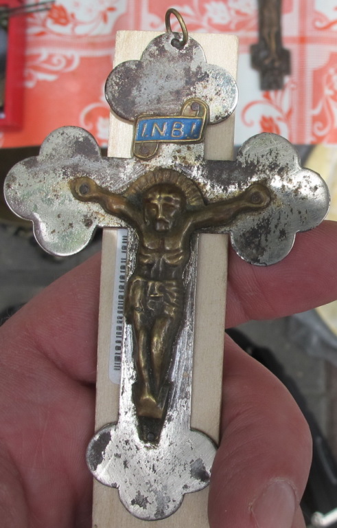 Фото 8. Кресты-распятия, латунь, 19 век, комплект одним лотом