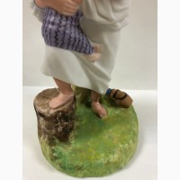 Статуэтка Крестьянка кормящая младенца в поле Фарфор, бисквит.Гарднер