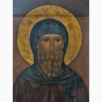Продается Икона Св. преподобный Антоний Великий XIX век