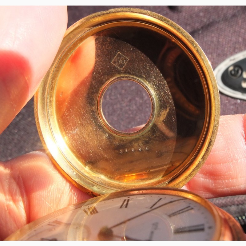 Фото 6. Золотые карманные часы Мозер, золото 56 проба, царская Россия
