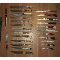 Коллекция ножей ручной работы времен СССР, зоновская работа, зэкпром