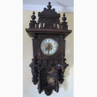 Часы настенные в деревянном корпусе, Франция, 19 век