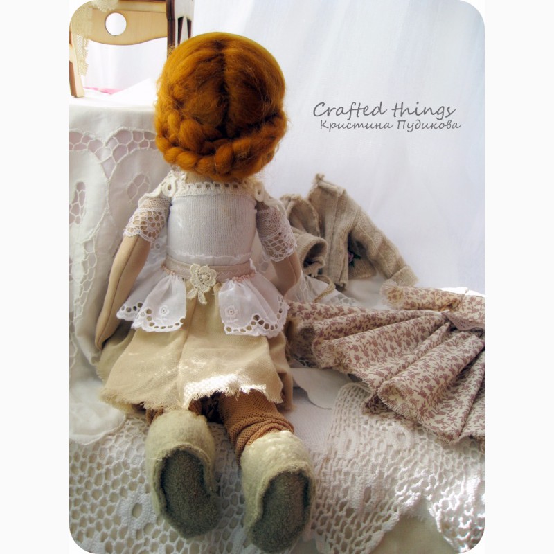 Фото 14. Текстильная интерьерная коллекционная кукла в стиле прованс. Магда