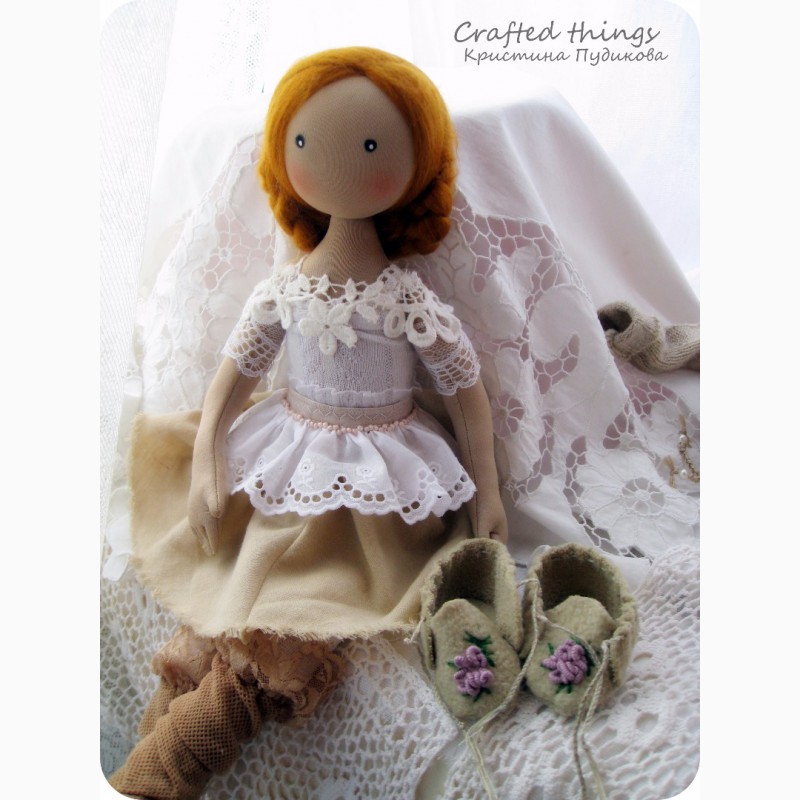 Фото 16. Текстильная интерьерная коллекционная кукла в стиле прованс. Магда