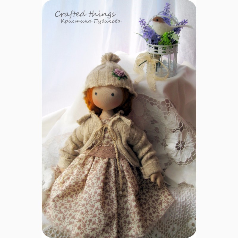 Фото 5. Текстильная интерьерная коллекционная кукла в стиле прованс. Магда