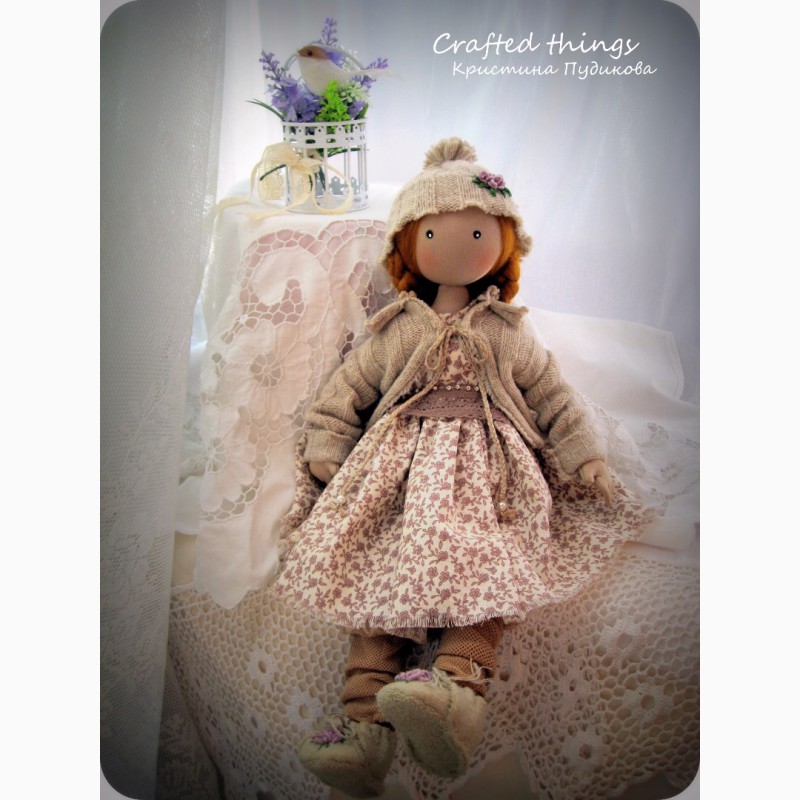 Фото 6. Текстильная интерьерная коллекционная кукла в стиле прованс. Магда