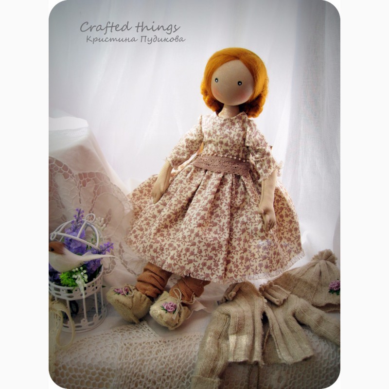 Фото 8. Текстильная интерьерная коллекционная кукла в стиле прованс. Магда
