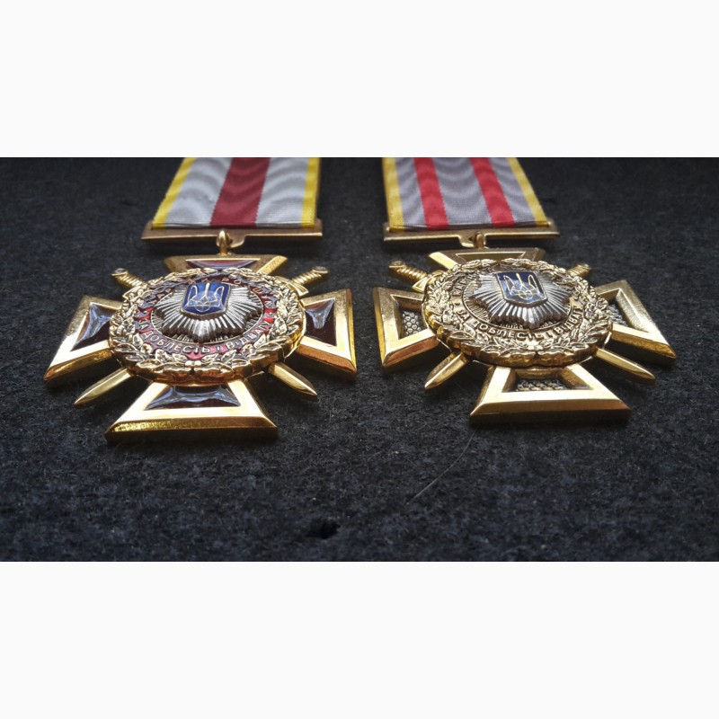 Фото 2. Медали. за доблесть и отвагу 1 и 2 степень. уголовный розыск мвд украина. полный комплект