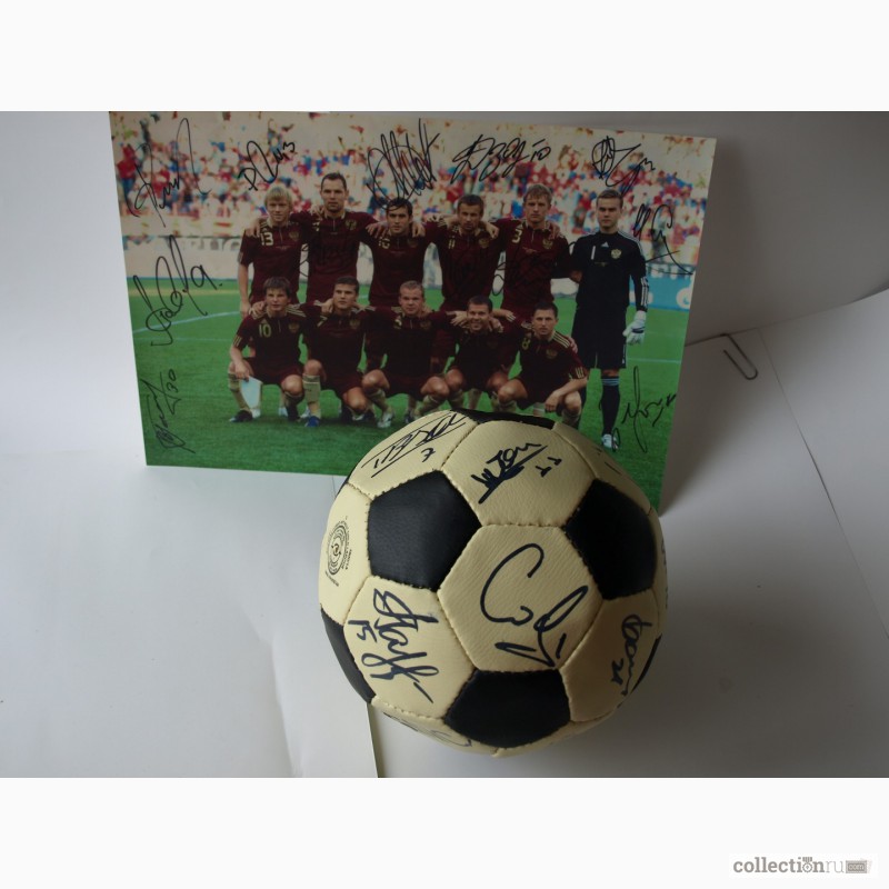 Фото 3. Продам футбольный мяч с автографами сборной России 2011г.+ постер с автографами