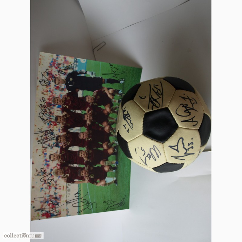 Фото 5. Продам футбольный мяч с автографами сборной России 2011г.+ постер с автографами