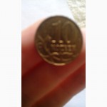 Продам монету 10 копеек, 2010 - 2015 год, МД (брак)