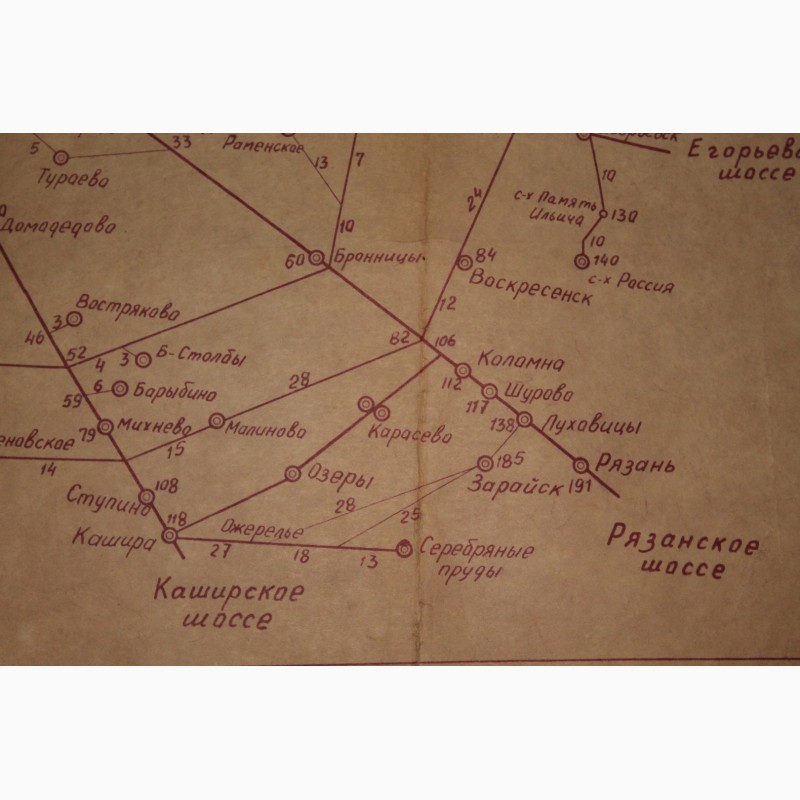 Фото 7. Карта московской оюлости