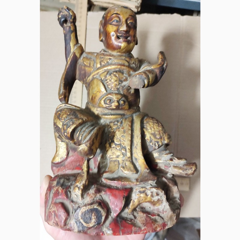 Фото 6. Деревянная статуэтка Будда, 18 век