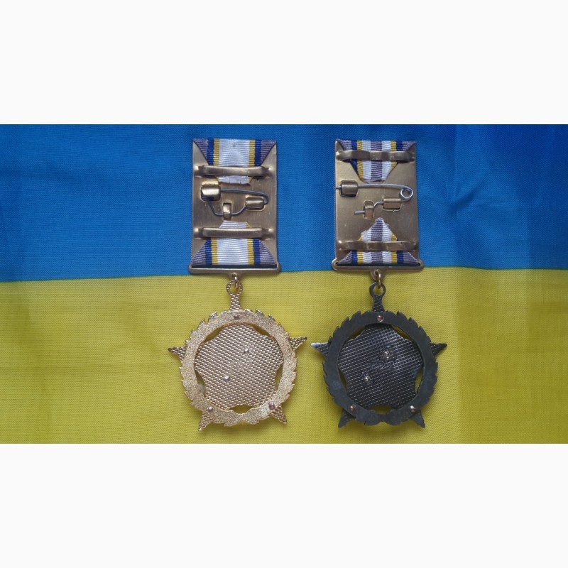 Фото 6. Медали За доблесть и честь убоп 1 и 2 степень мвд милиция украина. оригинал