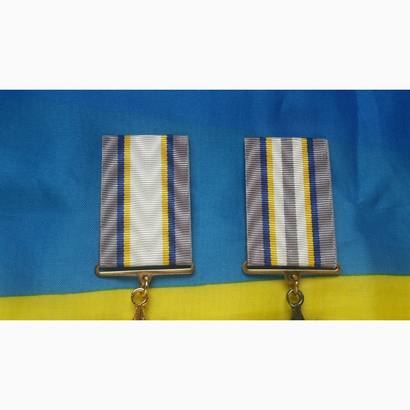 Фото 12. Медали За доблесть и честь убоп 1 и 2 степень мвд милиция украина. оригинал