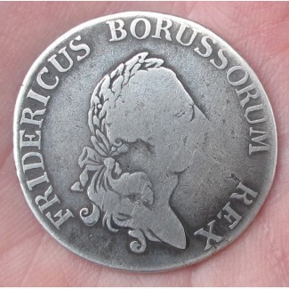 Серебряная монета 3 талера, 1776 год