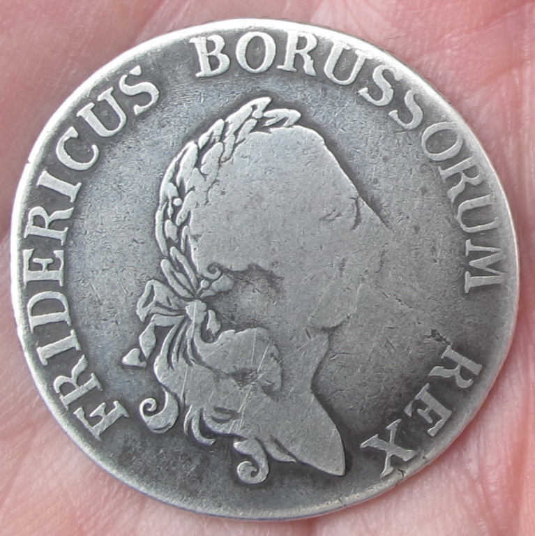 Фото 5. Серебряная монета 3 талера, 1776 год