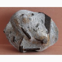Ставролит, двойниковый кристалл (Косой крест) в слюдистом сланце