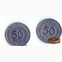 50 pfennig/пфеннинг 1950 (D,F) в Санкт-Петербурге