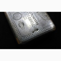 Продается Серебряная табакерка с рекламой займа. начало XX века