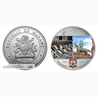 Продам монету республики Малави посвященную 65 летию Победы