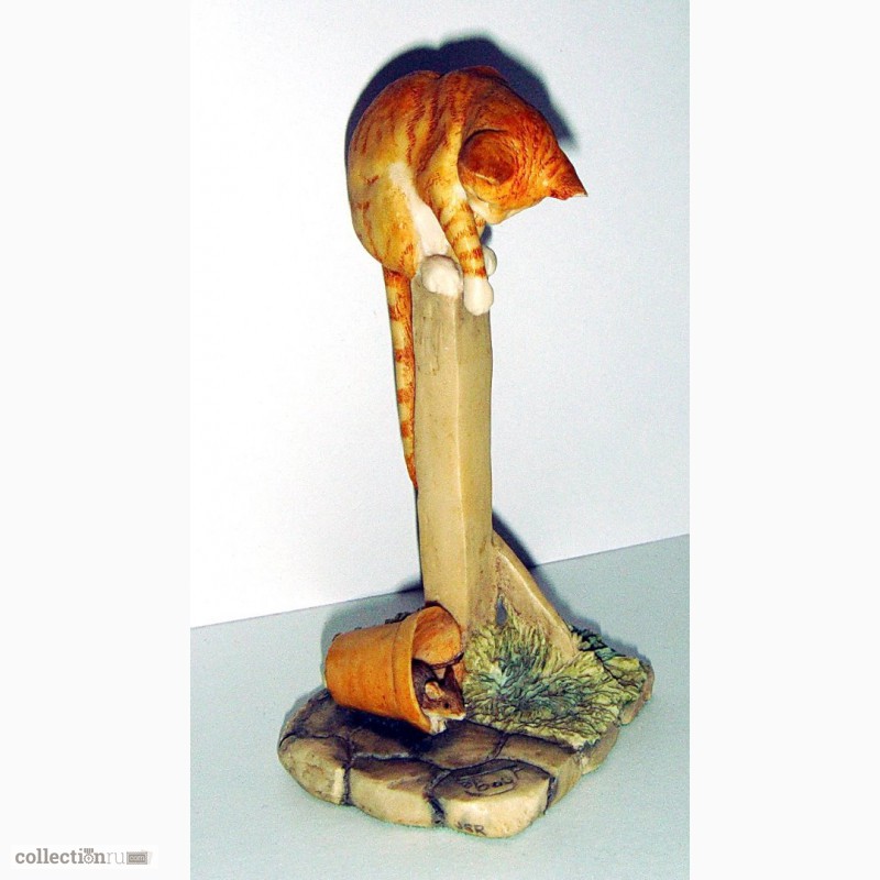 Фото 3. Коллекционная статуэтка Кошка и мышка