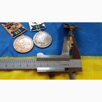 Медали. ЗА ОТЛИЧИЕ В СЛУЖБЕ. 1, 2, 3 СТЕПЕНЬ СБУ Украина. КОМПЛЕКТ не ношенные