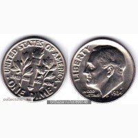 Продам монету 1984 года, united states of amerika one dime/liberty
