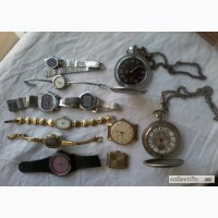 Часы наручные и карманные часовые заводы СССР без серии в Челябинске