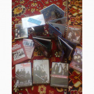 Коллекция лицензионных DVD дисков, с книгами, буклетом и копией билета на концерт
