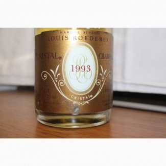 Коллекционное французское шампанское Луи Родерер 1993год Кристалл