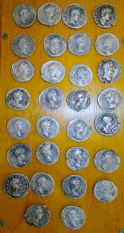 Фото 3. Серебряные древнеримские денарии, коллекция 30 монет, Древний Рим