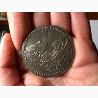 Серебряная монета 1 рубль, 1727 года Петр II