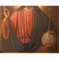 Продается Храмовая икона Господь Вседержитель со сферой. Российская Империя XIX век