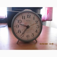 Часы будильник советские в рабочем состоянии